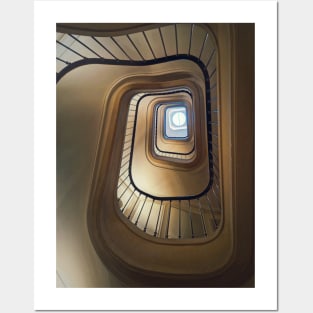 Abstract stairwell Posters and Art